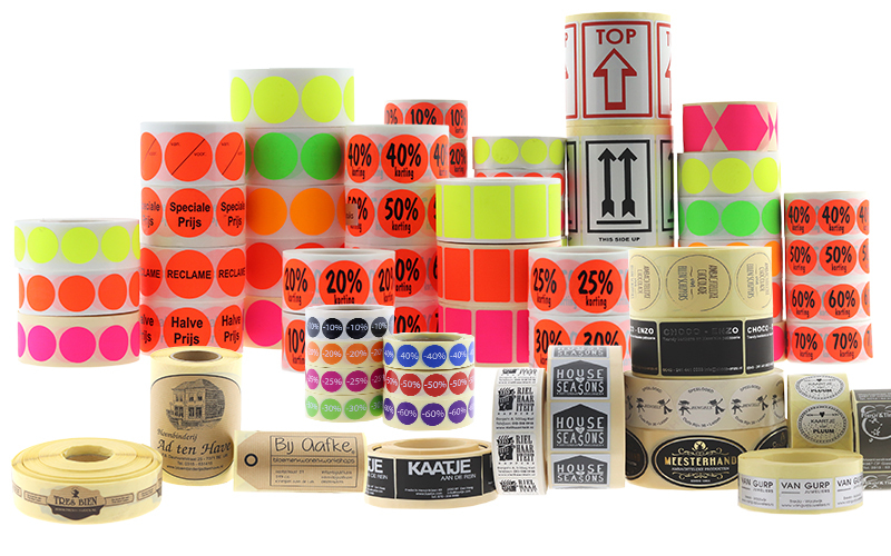 kolf strak helpen Etikettendrukkerij - Stickers en etiketten drukken wij voor u!